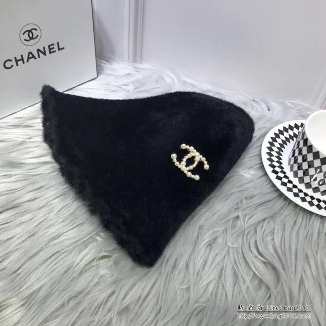 CHANEL香奈兒 專櫃新品 火爆經典款 秋冬小香風 時尚小盆帽 LLWJ7125